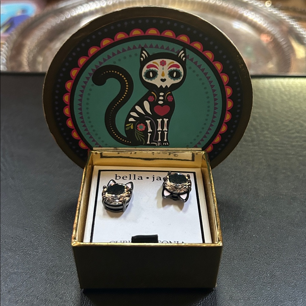 Bella Jack Cat Stud Earrings